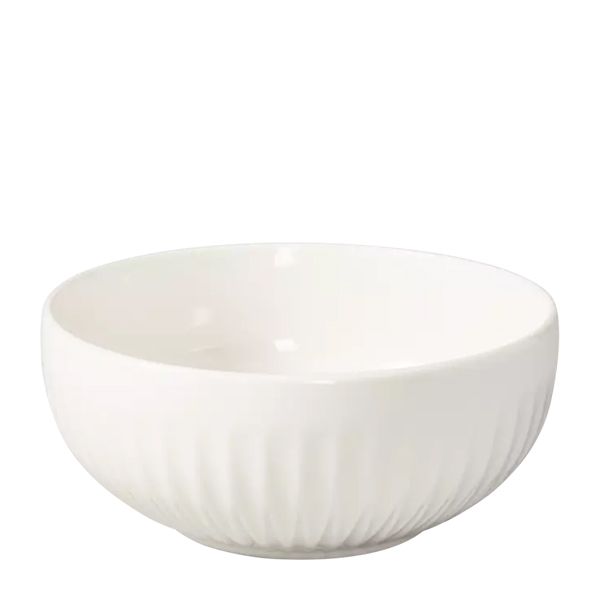 BOWL ROUND WHITE 161MM LUZERNE COTTAGE