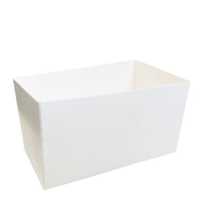 WHITE CARDBOARD BURGER BOX
