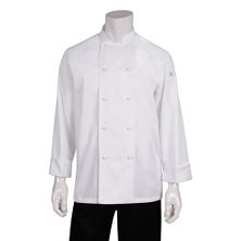 CHEF JACKET L/SLEEVE WHT BASIC-S-MURRAY