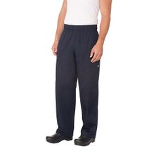 CHEF PANT BLACK MED POLY COTTON