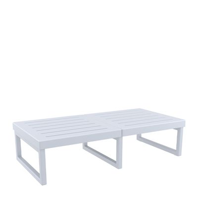 Mykonos Lounge Table XL - Silver Grey