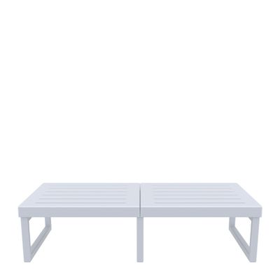Mykonos Lounge Table XL - Silver Grey