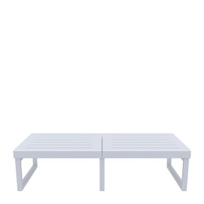 Mykonos Lounge Table XL - Silver Grey