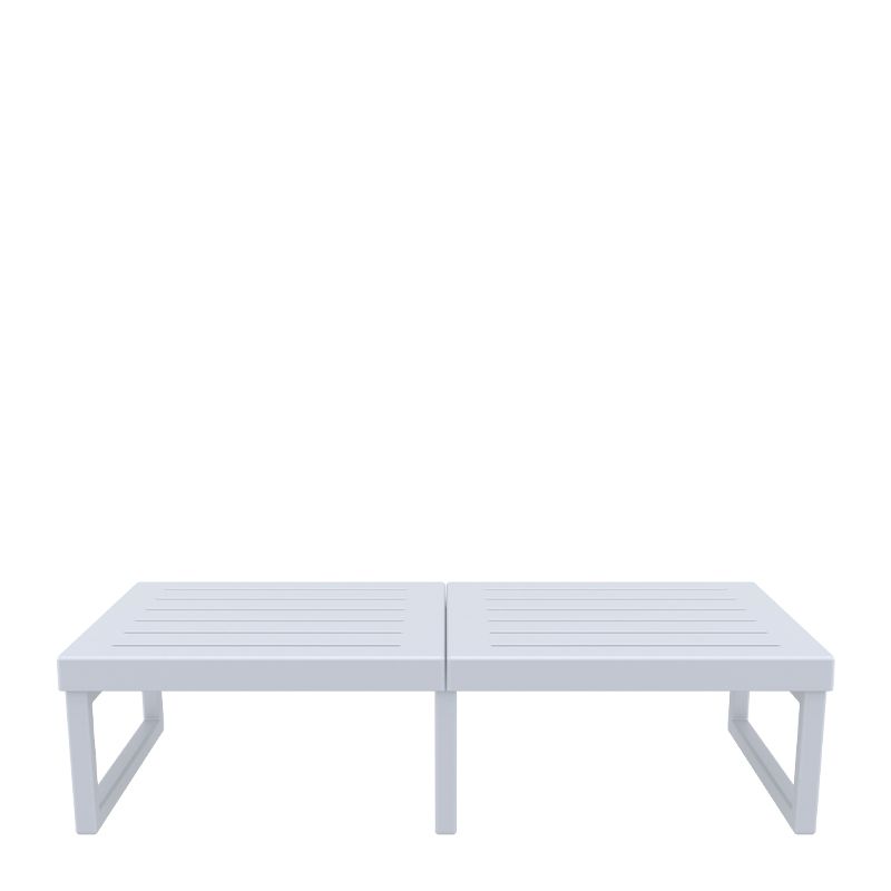 Mykonos Lounge Table XL - Silver Grey