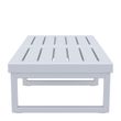 Mykonos Lounge Table XL - Silver Grey