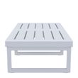 Mykonos Lounge Table XL - Silver Grey