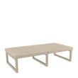 MYKONOS LOUNGE TABLE XL - TAUPE