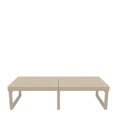 MYKONOS LOUNGE TABLE XL - TAUPE