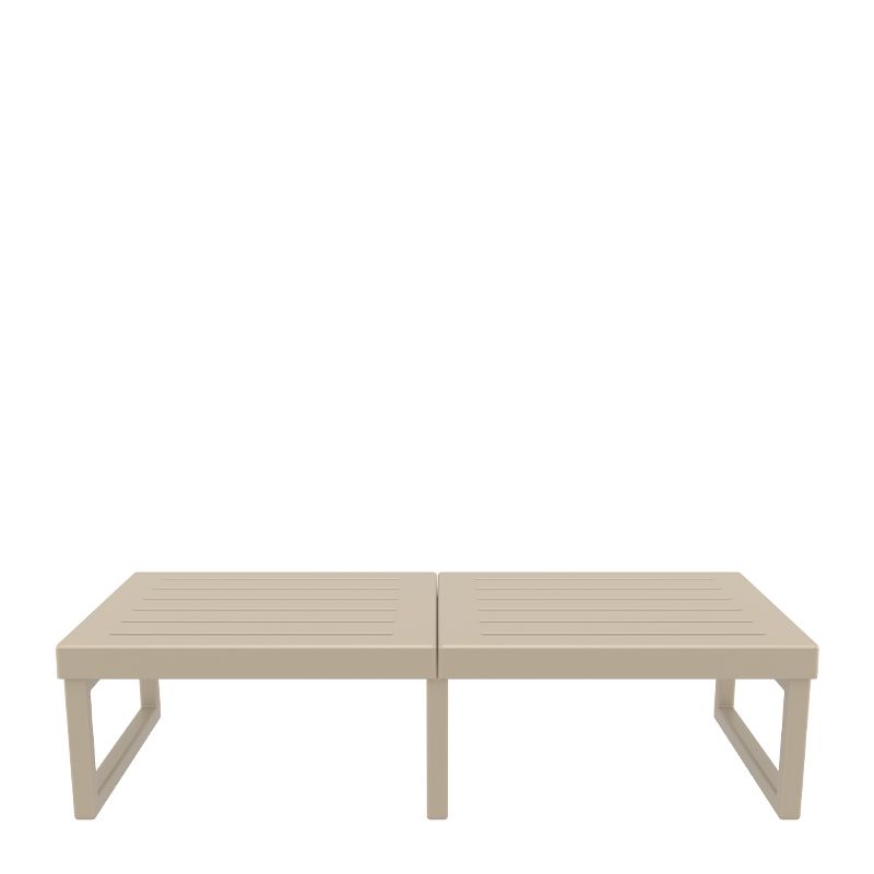 MYKONOS LOUNGE TABLE XL - TAUPE