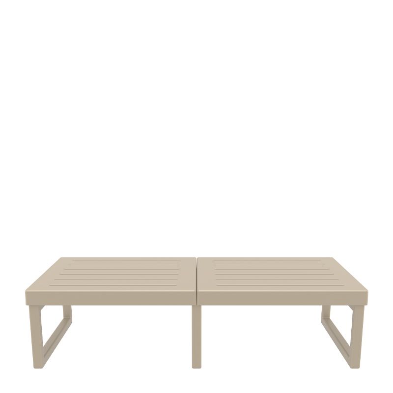 MYKONOS LOUNGE TABLE XL - TAUPE