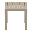 OCEAN SIDE TABLE - TAUPE