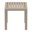 OCEAN SIDE TABLE - TAUPE