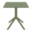 SKY TABLE 70 - OLIVE GREEN