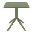 SKY TABLE 70 - OLIVE GREEN