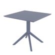 SKY TABLE 80 - ANTHRACITE