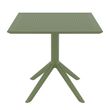 SKY TABLE 80 - OLIVE GREEN