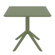 SKY TABLE 80 - OLIVE GREEN