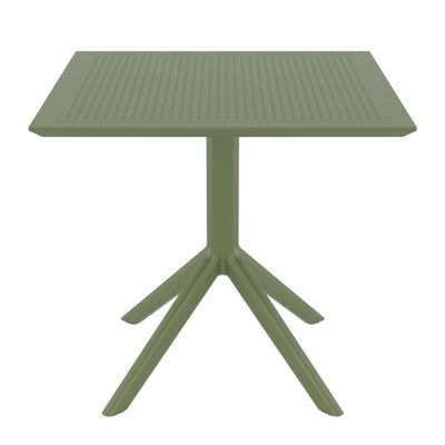 SKY TABLE 80 - OLIVE GREEN