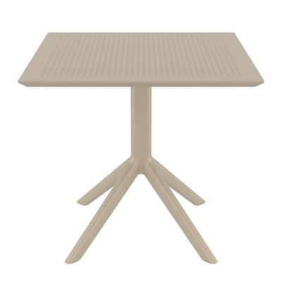 SKY TABLE 80 - TAUPE