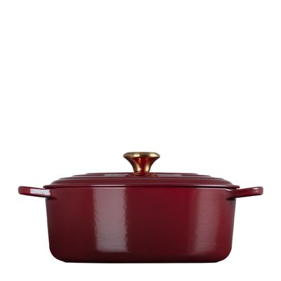 OVAL CASSEROLE GARNET 29CM, LE CREUSET