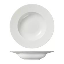 BOWL WHITE WIDE RIM 230MM, ARIANE SERENITY