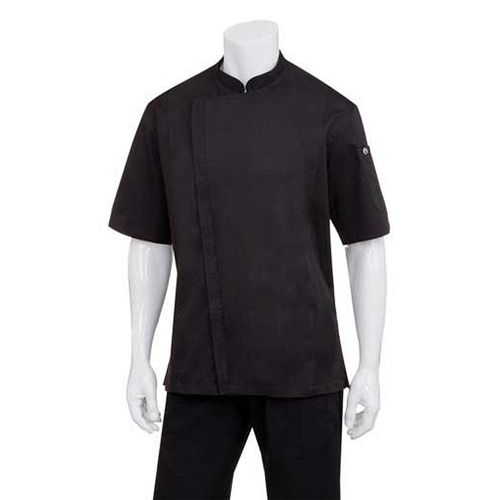 CHEF JACKET BLACK TUNIC S/SL-M-CANNES