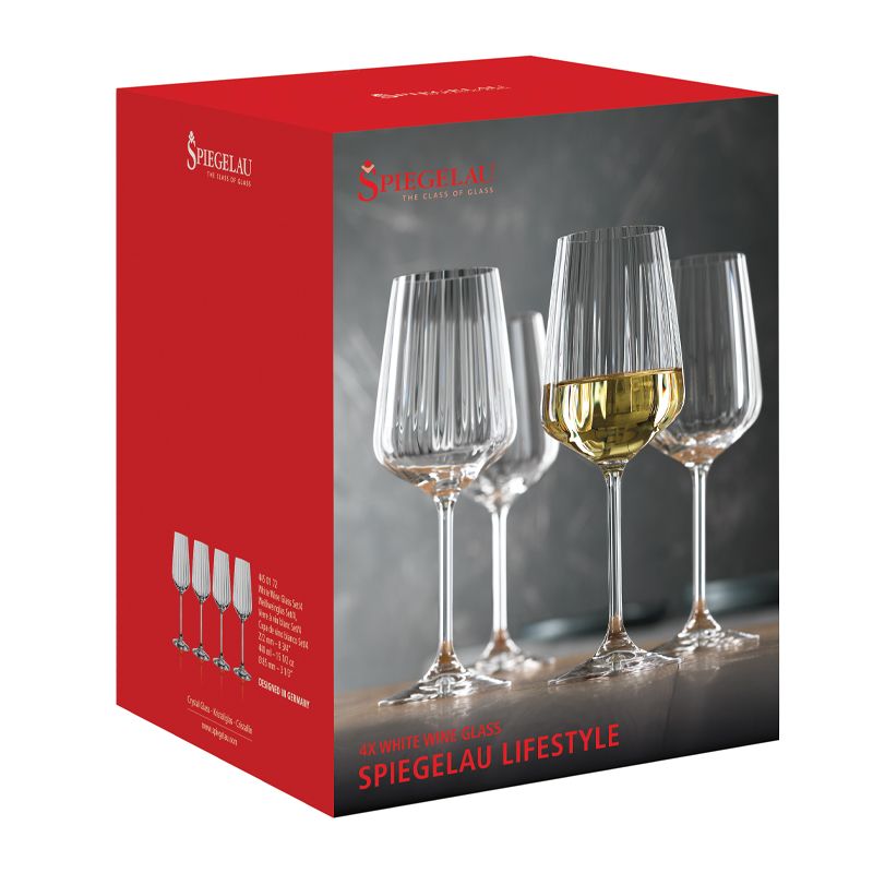WINE GLASS SET OF 4, SPIEGELAU LIFESTYLE