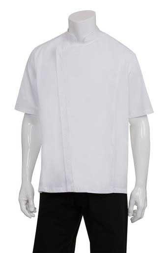 CHEF JACKET WHITE TUNIC S/SL-L-CANNES