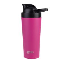 SHAKER PROTEIN S/S INSULATED FUCHSIA 700ML, OASIS