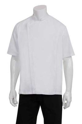 CHEF JACKET WHITE TUNIC S/SL-S-CANNES