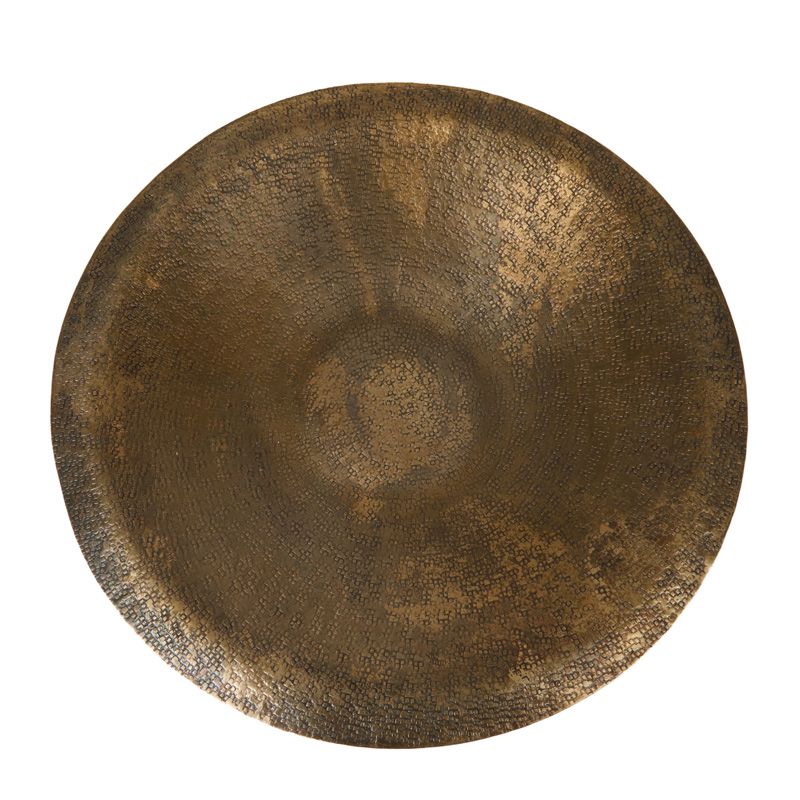 BOWL METAL 43X10CM BROWN, GRAND DESIGN