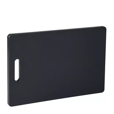 CUTTING BOARD BLACK 300X205X13MM PE