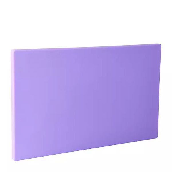 CUTTING BOARD PURPLE 250X400X13MM PE