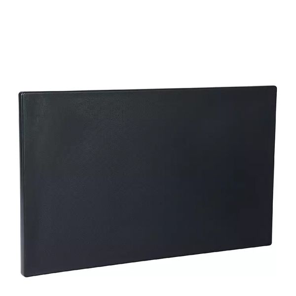 CUTTING BOARD BLACK 300X450X13MM PE