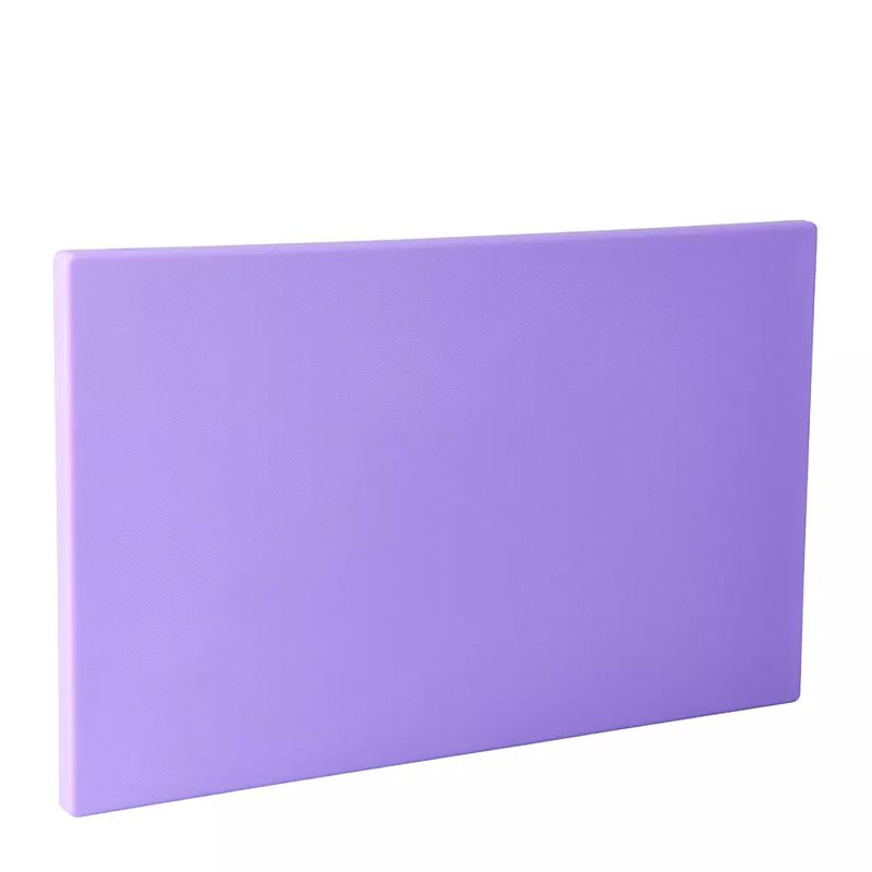 CUTTING BOARD PURPLE 380X510X19MM PE