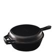 SKILLET 26CM  2PCE SET CAST IRON PYROLUX