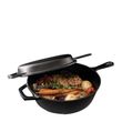 SKILLET 26CM  2PCE SET CAST IRON PYROLUX