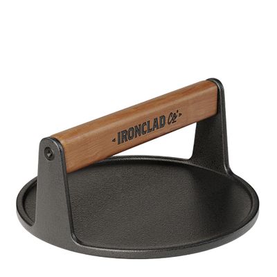 BURGER PRESS CAST IRON, IRONCLAD