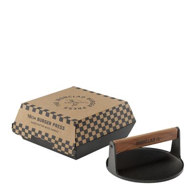 BURGER PRESS CAST IRON, IRONCLAD