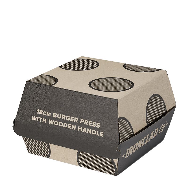 BURGER PRESS CAST IRON, IRONCLAD