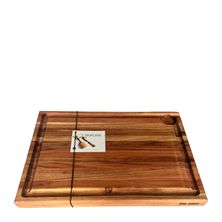 CARVING BOARD 500X340X40MM BLACKWOOD BIG CHOP