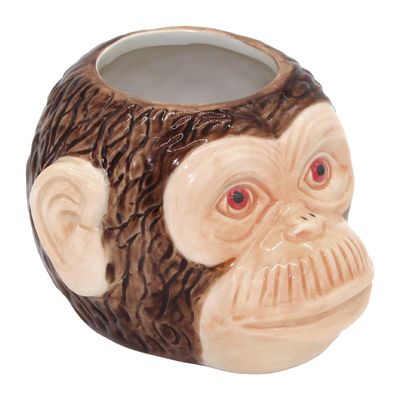 TIKI MUG MONKEY HEAD CERAMIC 700ML