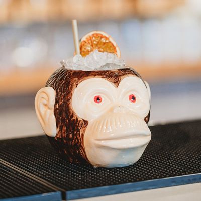 TIKI MUG MONKEY HEAD CERAMIC 700ML