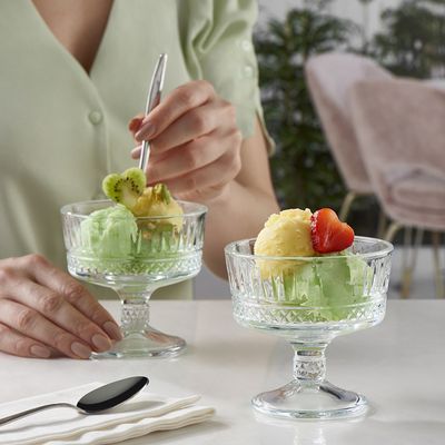 GLASS SUNDAE/ICE CREAM SET-2, ELYSIA