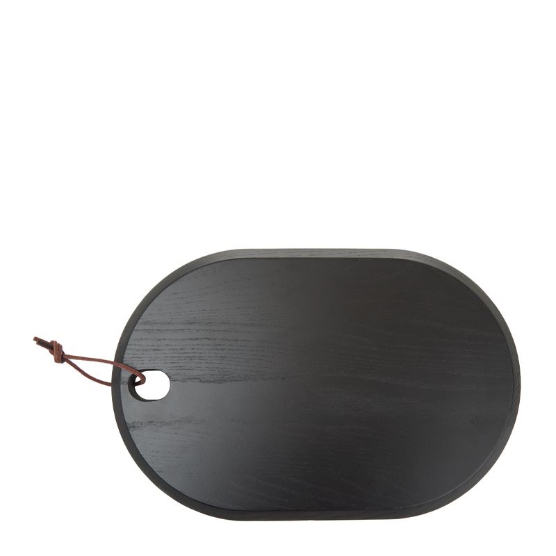 PLATTER OVAL BLK ASHWOOD 36X24CM D&W