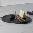 PLATTER OVAL BLK ASHWOOD 36X24CM D&W