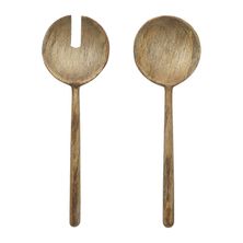 SALAD SERVERS WOODEN 2PC 28CM, DRIFT