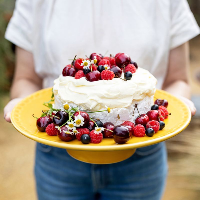 CAKE STAND SUN 32CM, BELLE