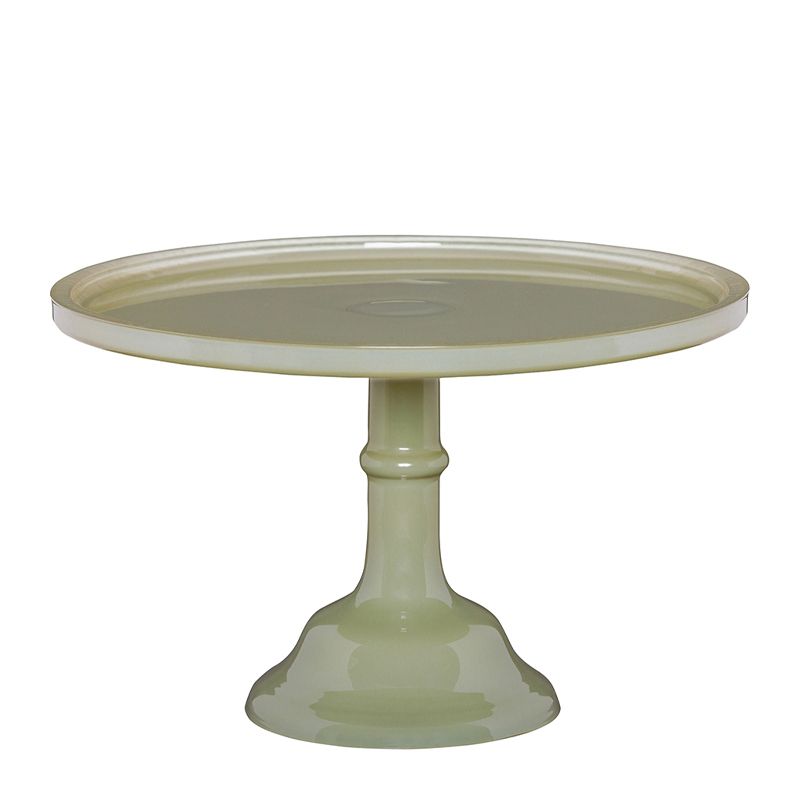 CAKE STAND SAGE 29X18CM, TORTE