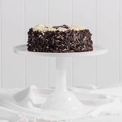 CAKE STAND WHITE 29X18CM, TORTE